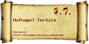 Hufnagel Terézia névjegykártya